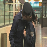 Police Officer Kiss